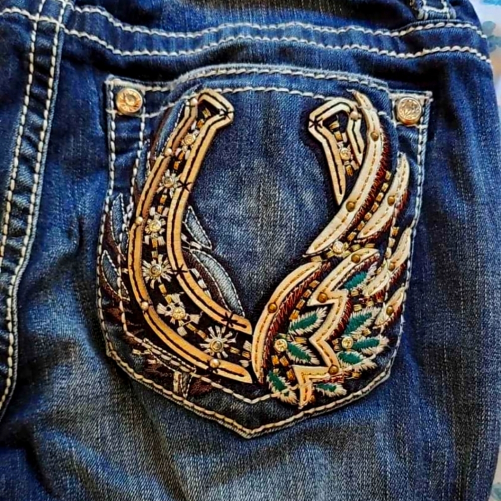 MISS ME JEANS Chloe bootcut horseshoe 29